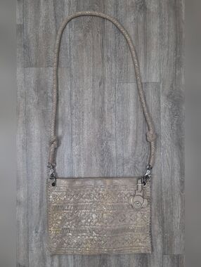 Naughty Monkey "WEAVE IT" Leather Crossbody Bag